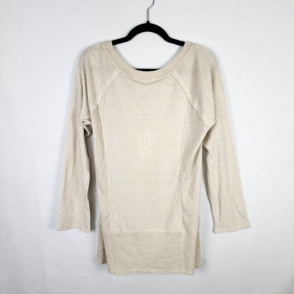 NWT Chelsea & Theodore Waffle Knit Super Soft Sweater M - Picture 7 of 7